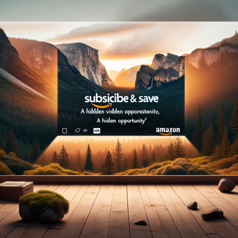 Amazon's Subscribe & Save Program: A Hidden Opportunity